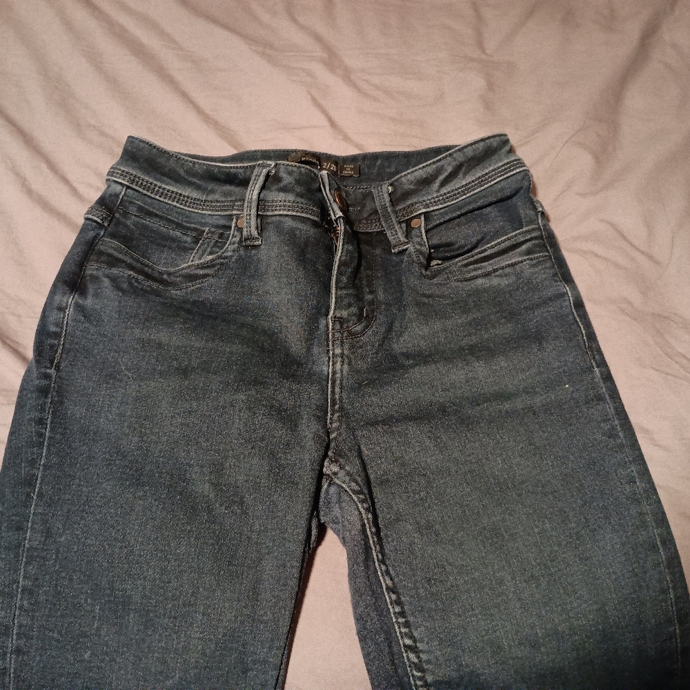 PrAna Stretch Dark Wash Blue Women's Skinny Jeans 2/26